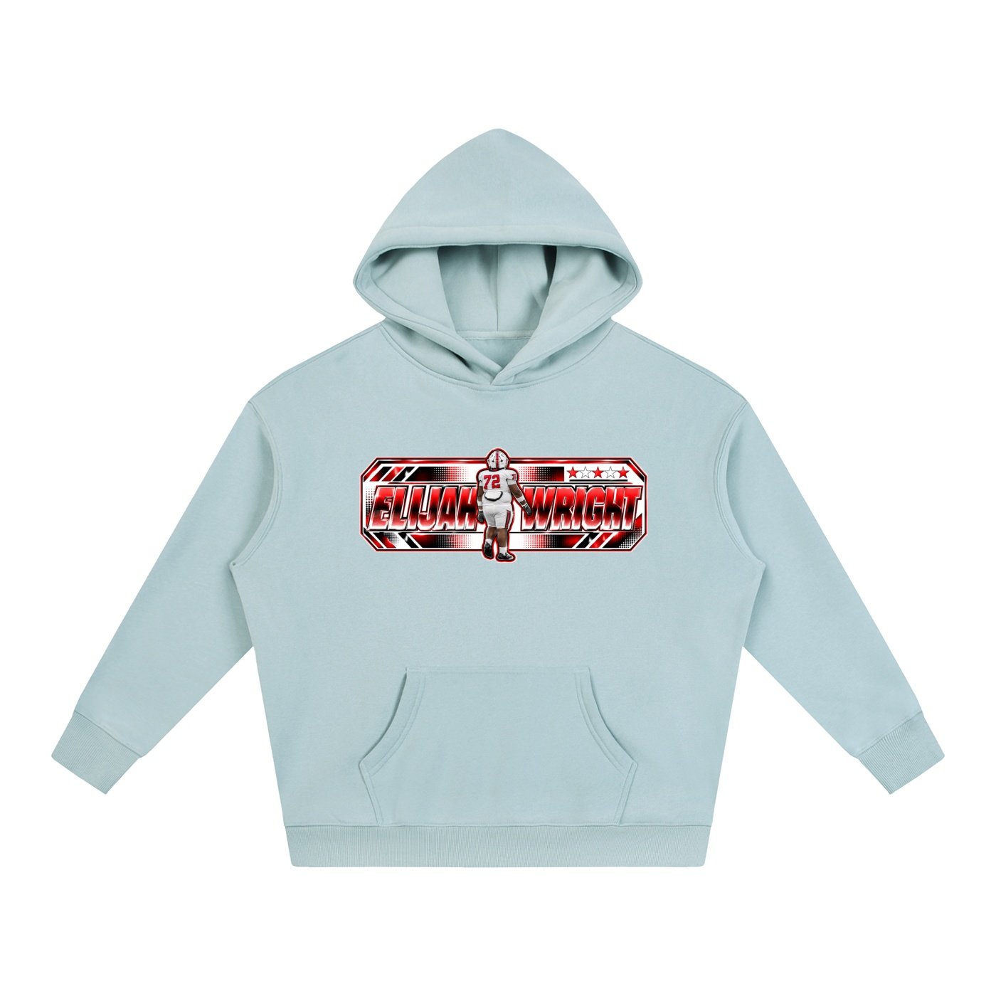 Elijah Wright  Oversize Fleeced Hoodie - Image 3