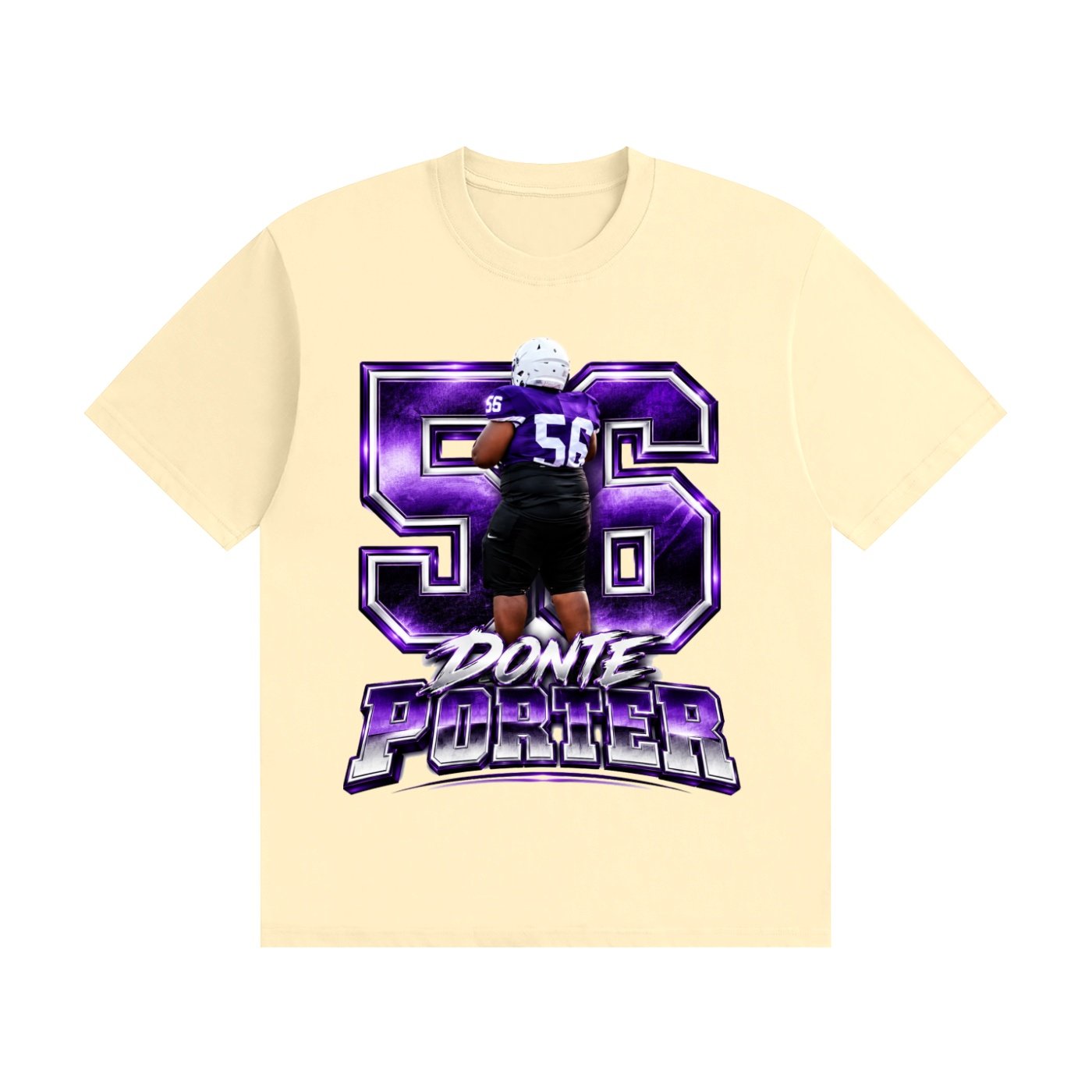 Donte Porter ll Unisex Cotton T-Shirt - Image 3