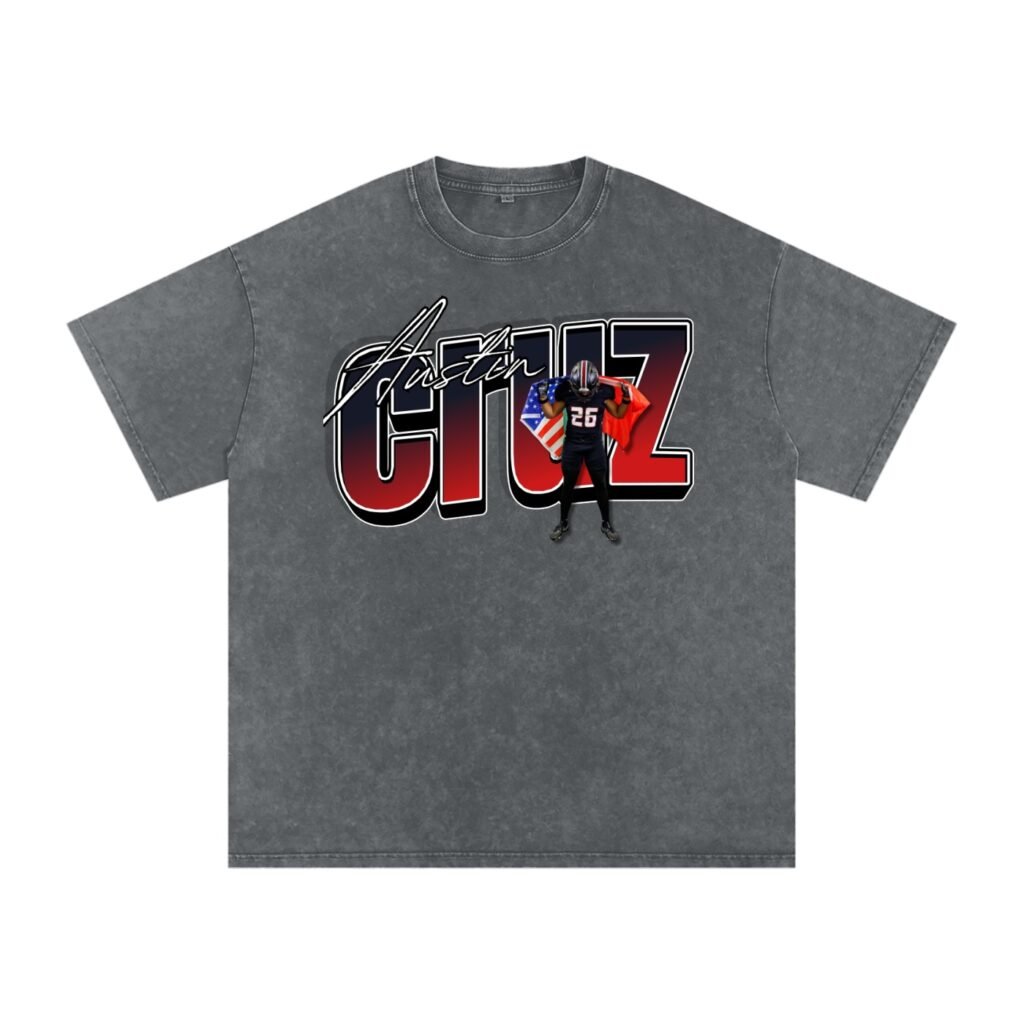 Austin Cruz Snow Washed Oversized TEE