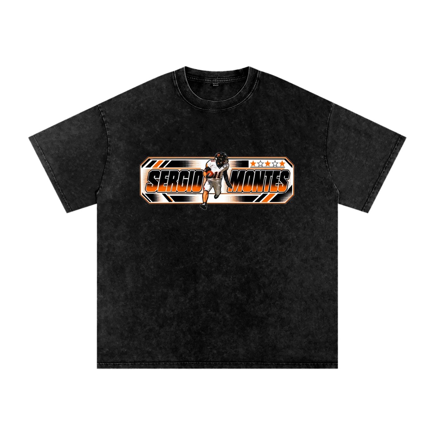 Sergio Montes  Snow Washed Oversized TEE - Image 1