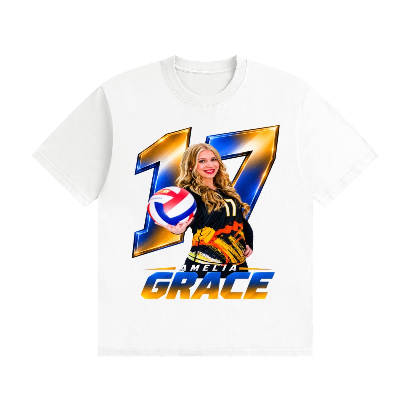 Amelia Grace Unisex Cotton T-Shirt - Image 2