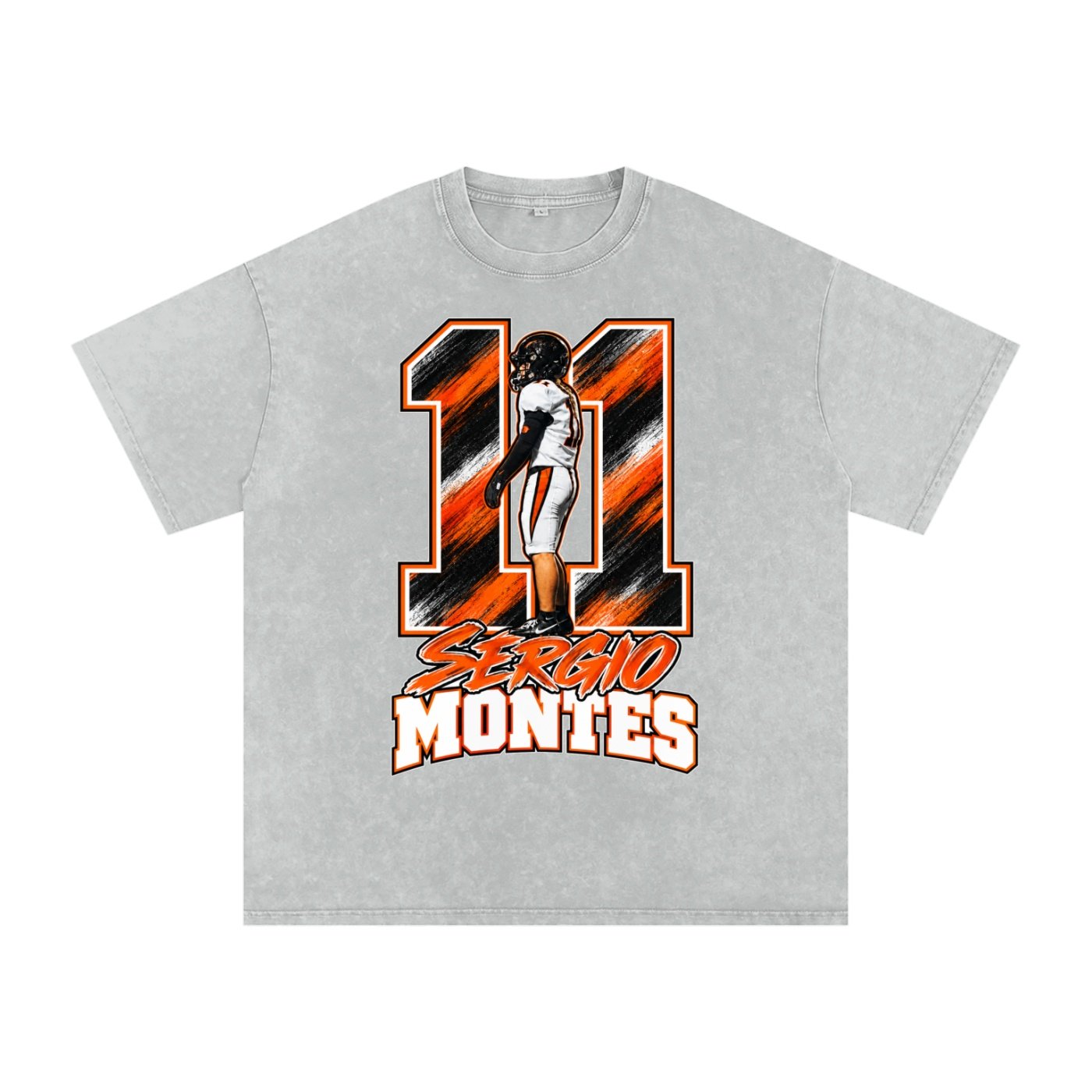 Sergio Montes  Snow Washed Oversized TEE - Image 3