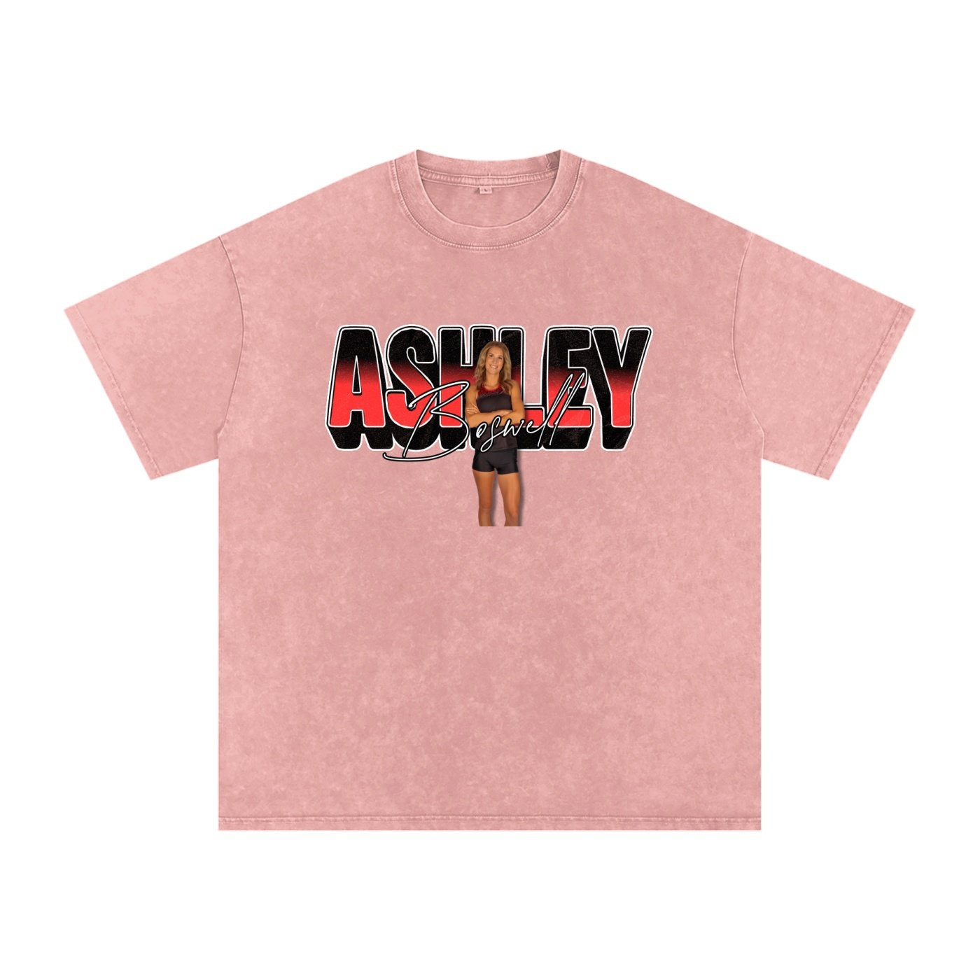 Ashley Boswell Snow Washed Oversized TEE - Image 5