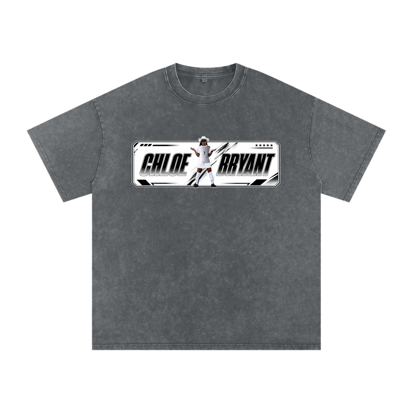 Chloe Bryant Snow Washed Oversized TEE - Image 4