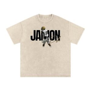 Jamon Della Snow Washed Oversized TEE - Image 2