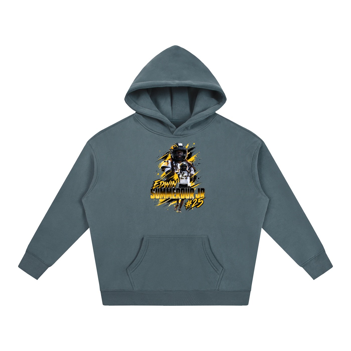 Edwin summerour jr Oversize Fleeced Hoodie - Image 4