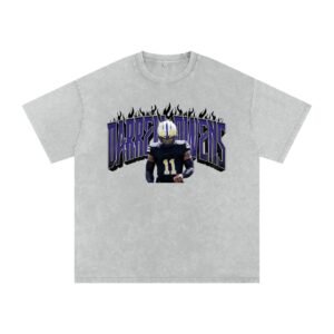Darrell owens jr Snow Washed Oversized TEE - Image 3