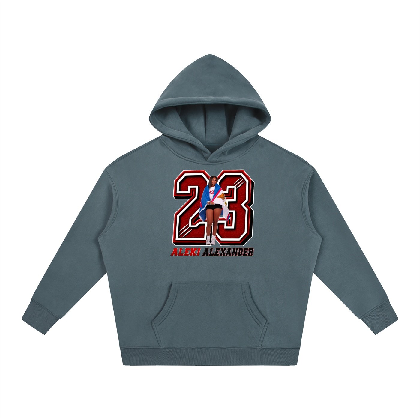 Aleki Alexander Oversize Fleeced Hoodie - Image 4