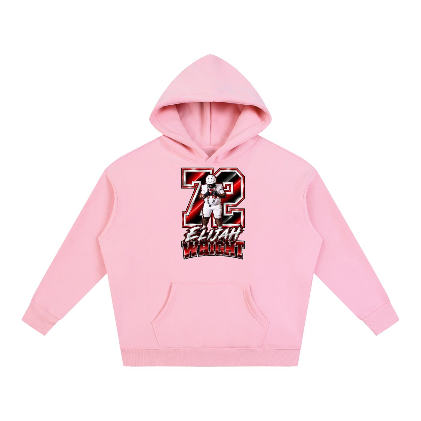 Elijah Wright  Oversize Fleeced Hoodie - Image 5
