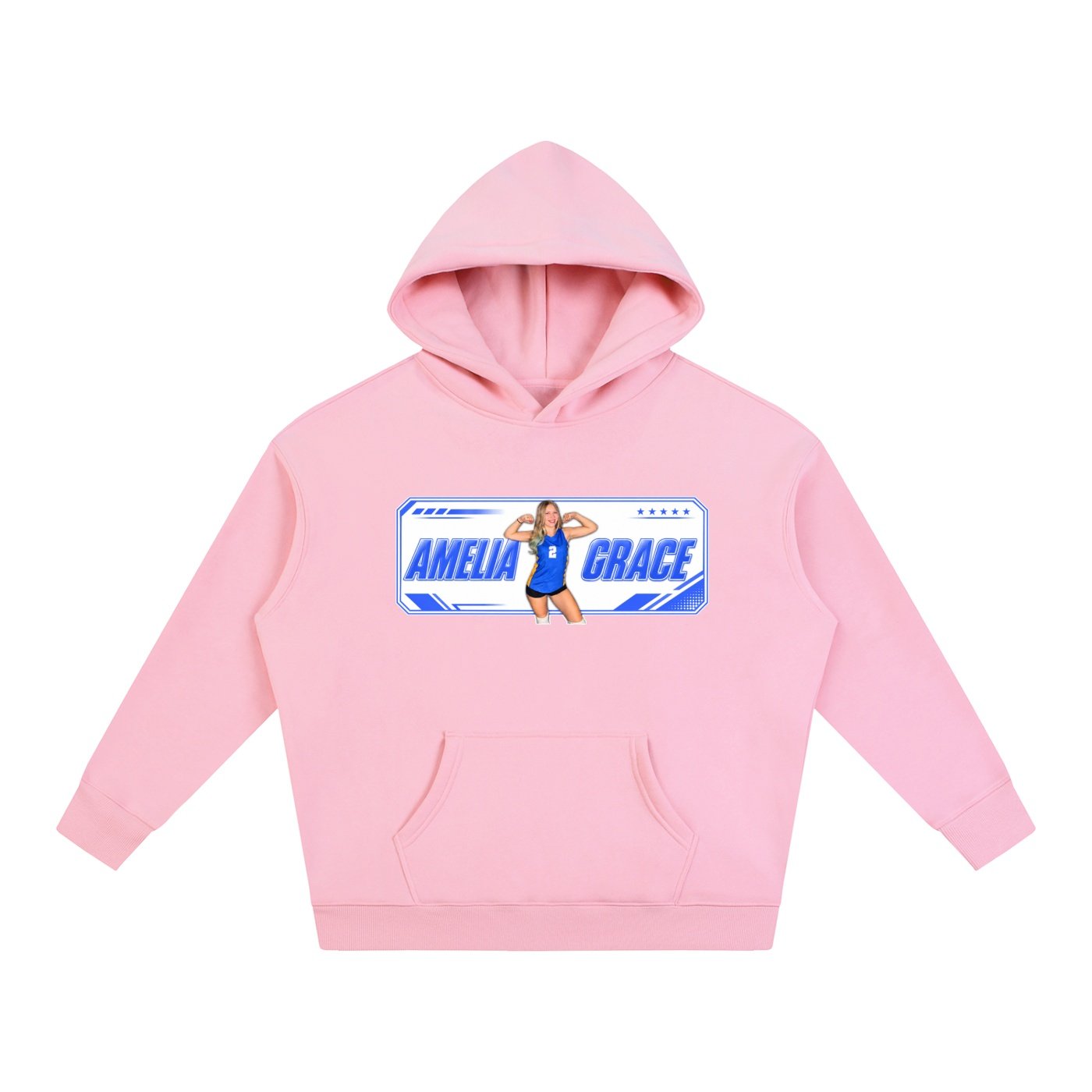 Amelia Grace Oversize Fleeced Hoodie - Image 5