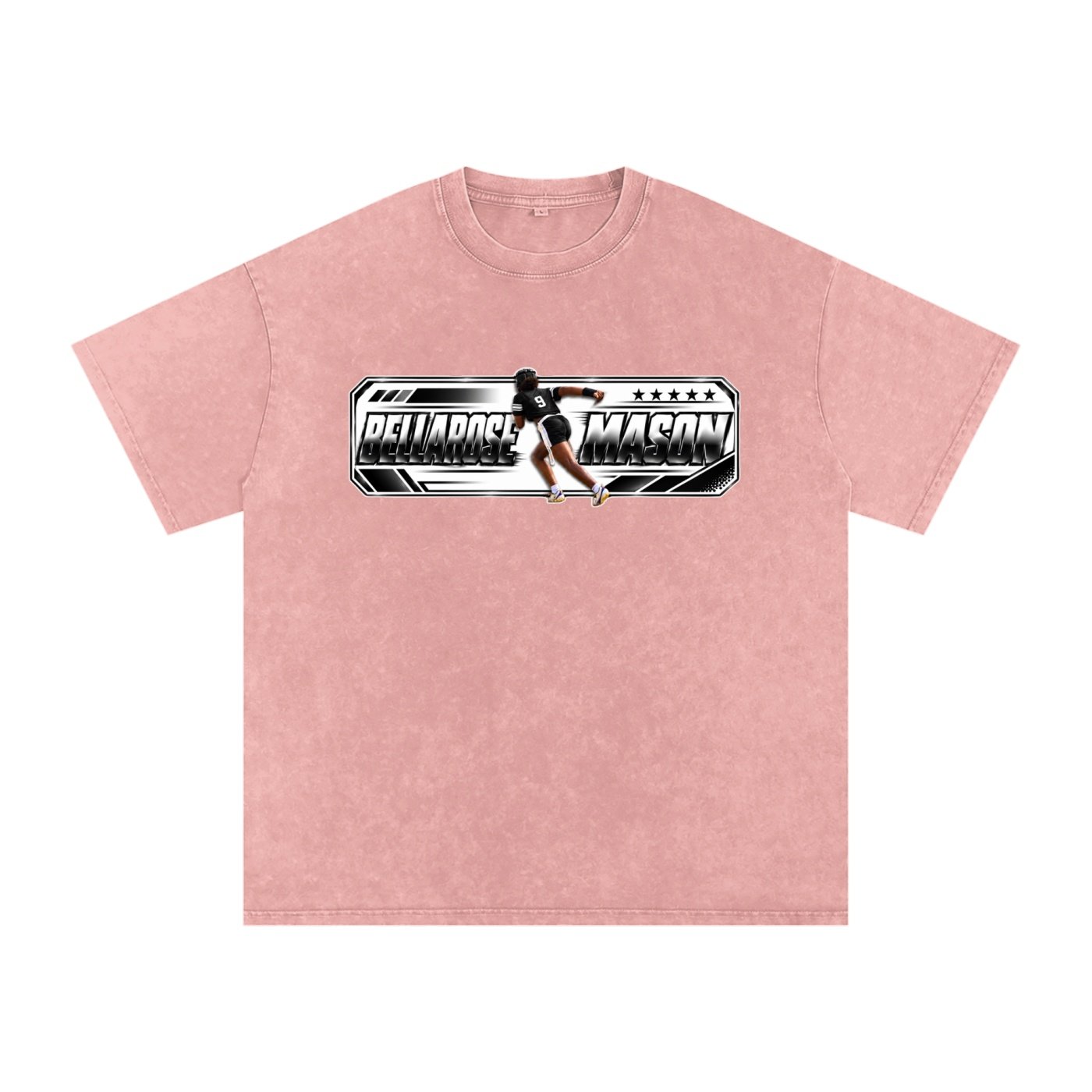 Bellarose Mason Snow Washed Oversized TEE - Image 5