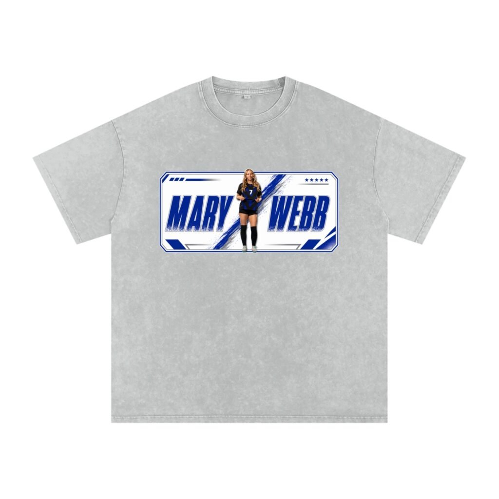 Mary Webb Snow Washed Oversized TEE