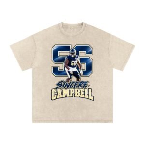 Sincere Campbell Snow Washed Oversized TEE - Image 2