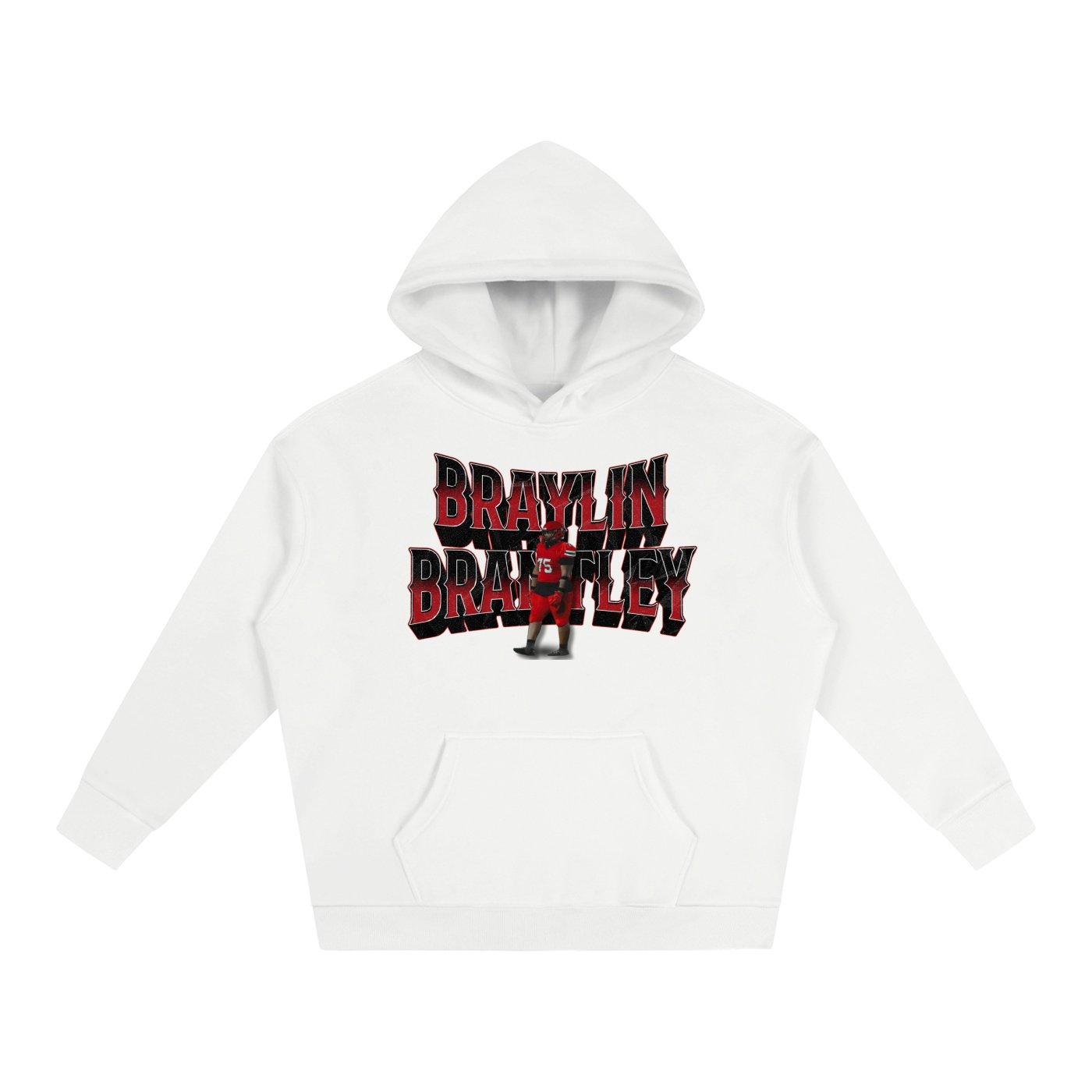 Braylin Brantley Oversize Fleeced Hoodie - Image 2