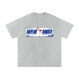 Baylor dinger Snow Washed Oversized TEE - Image 3