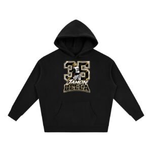 Jamon Della  Oversize Fleeced Hoodie - Image 1
