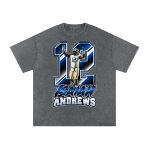 Isaiah Andrews Snow Washed Oversized TEE - Image 4