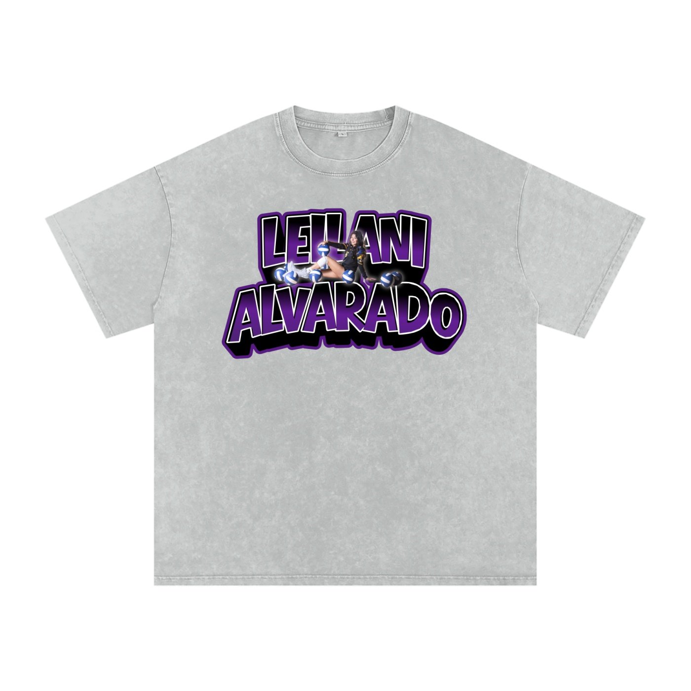 Leilani Alvarado Snow Washed Oversized TEE - Image 3