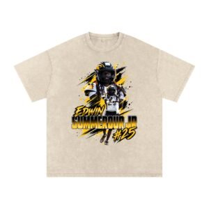 Edwin summerour jr Snow Washed Oversized TEE - Image 2