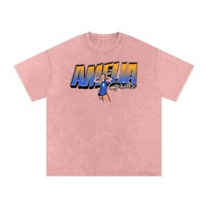 Amelia Grace Snow Washed Oversized TEE - Image 5