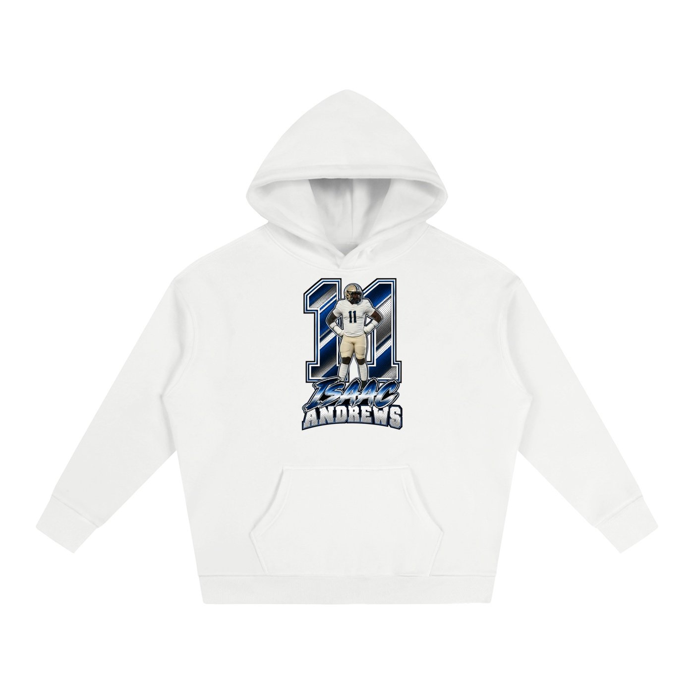 Isaac Andrews   Oversize Fleeced Hoodie - Image 2