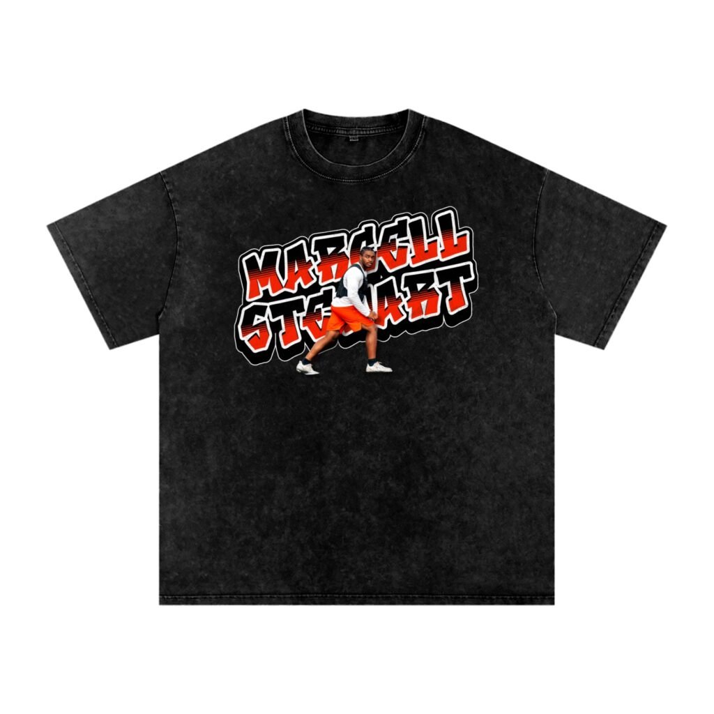 Marcell Stewart  Snow Washed Oversized TEE