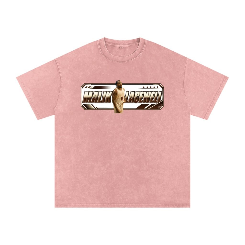 Malik Lacewell Snow Washed Oversized TEE
