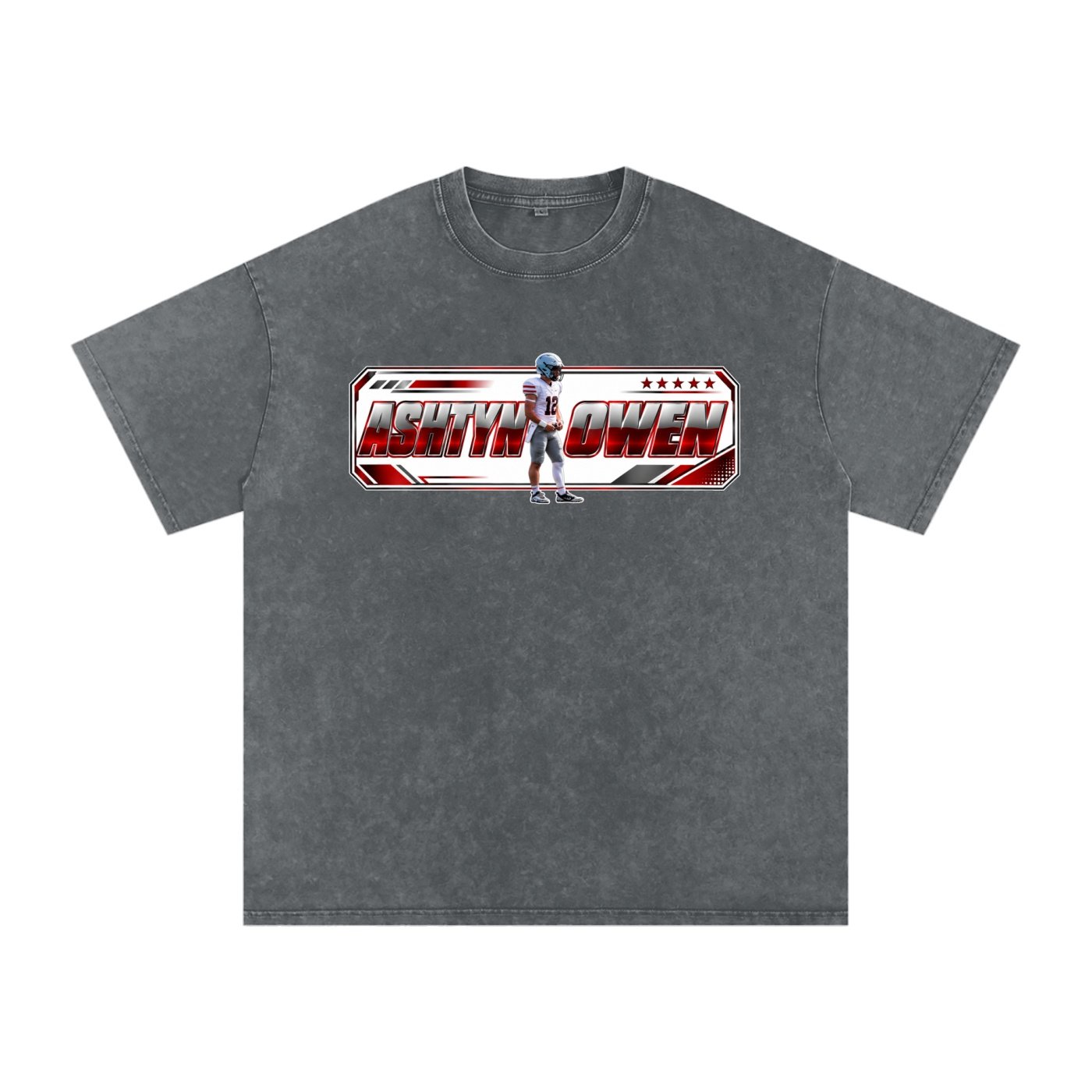 Ashtyn Owen Snow Washed Oversized TEE - Image 4