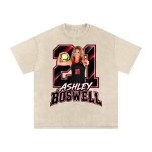 Ashley Boswell Snow Washed Oversized TEE - Image 2