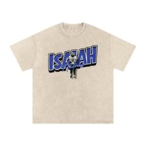Isaiah Andrews Snow Washed Oversized TEE - Image 3