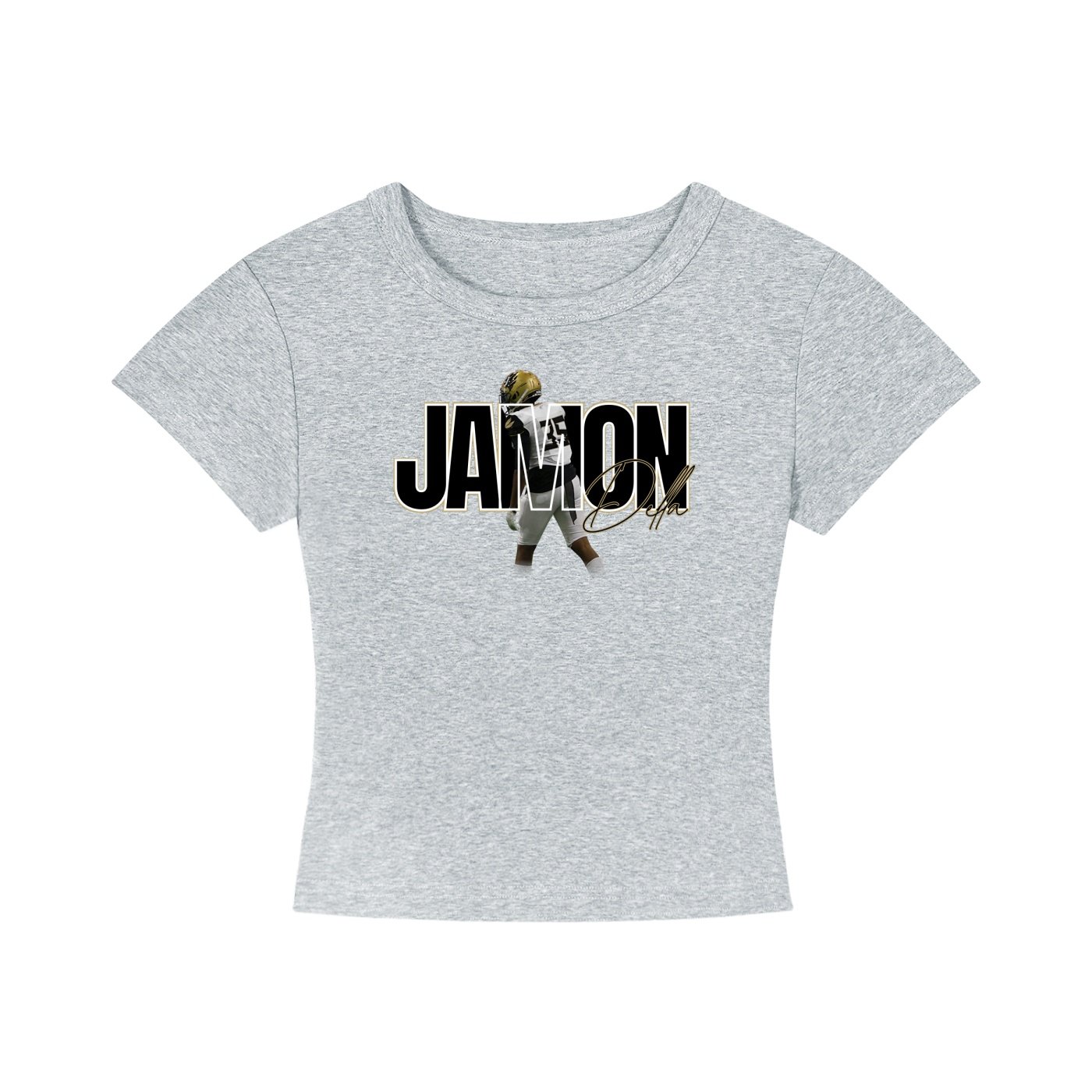 Jamon Della  Women's CropTop - Image 3