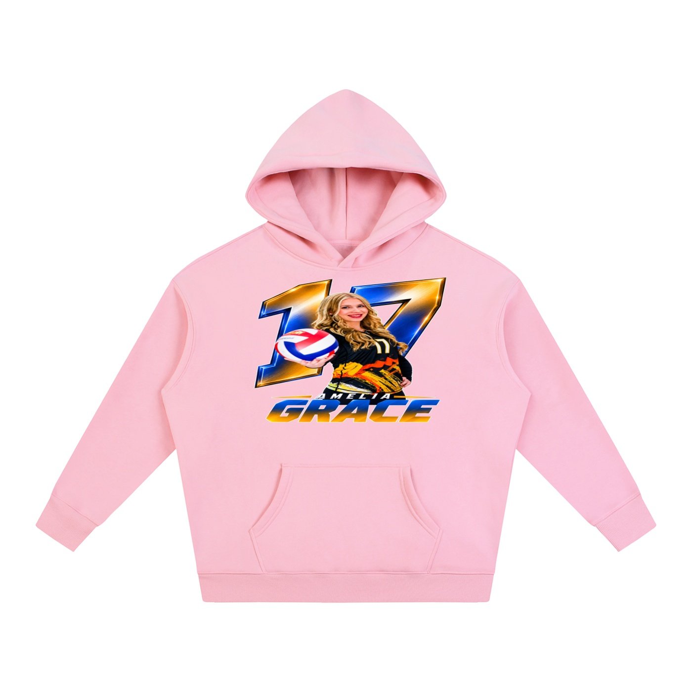 Amelia Grace Oversize Fleeced Hoodie - Image 5