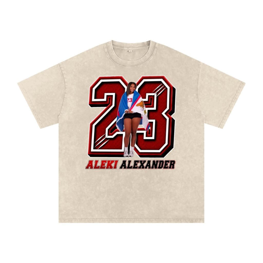 Aleki Alexander Snow Washed Oversized TEE