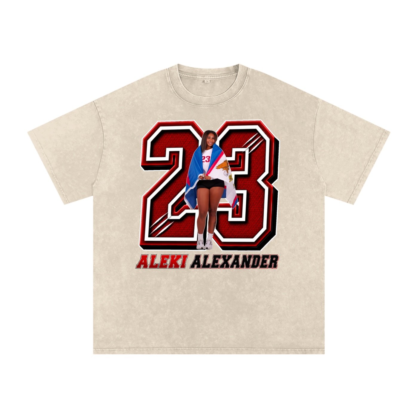 Aleki Alexander Snow Washed Oversized TEE - Image 2