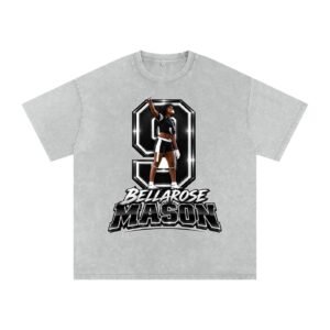 Bellarose Mason Snow Washed Oversized TEE - Image 3