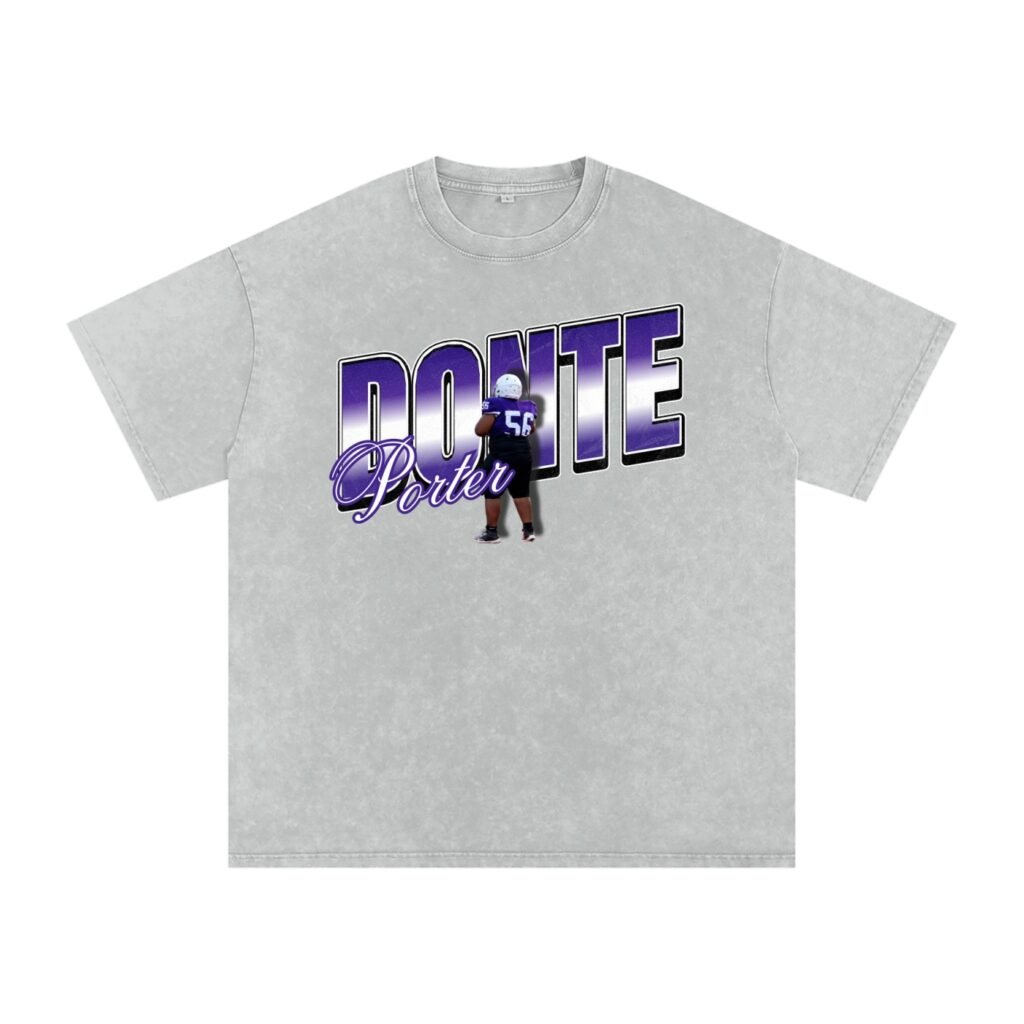 Donte Porter ll Snow Washed Oversized TEE
