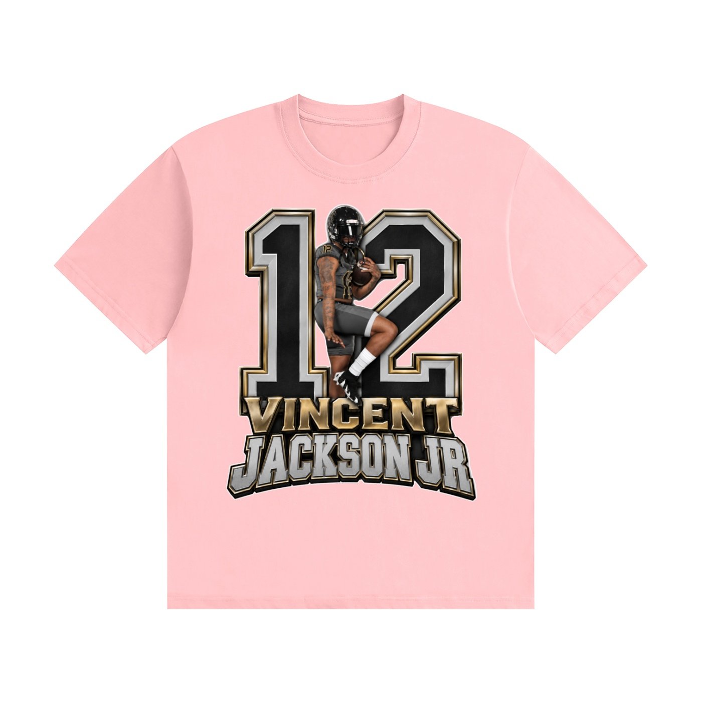 Vincent Jackson Jr Unisex Cotton T-Shirt - Image 4
