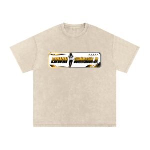 Edwin summerour jr Snow Washed Oversized TEE - Image 2