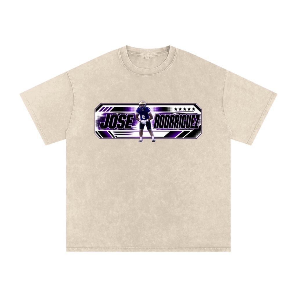 Jose Rodriguez Snow Washed Oversized TEE