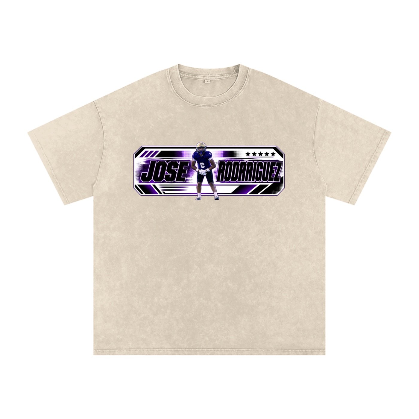 Jose Rodriguez Snow Washed Oversized TEE - Image 2