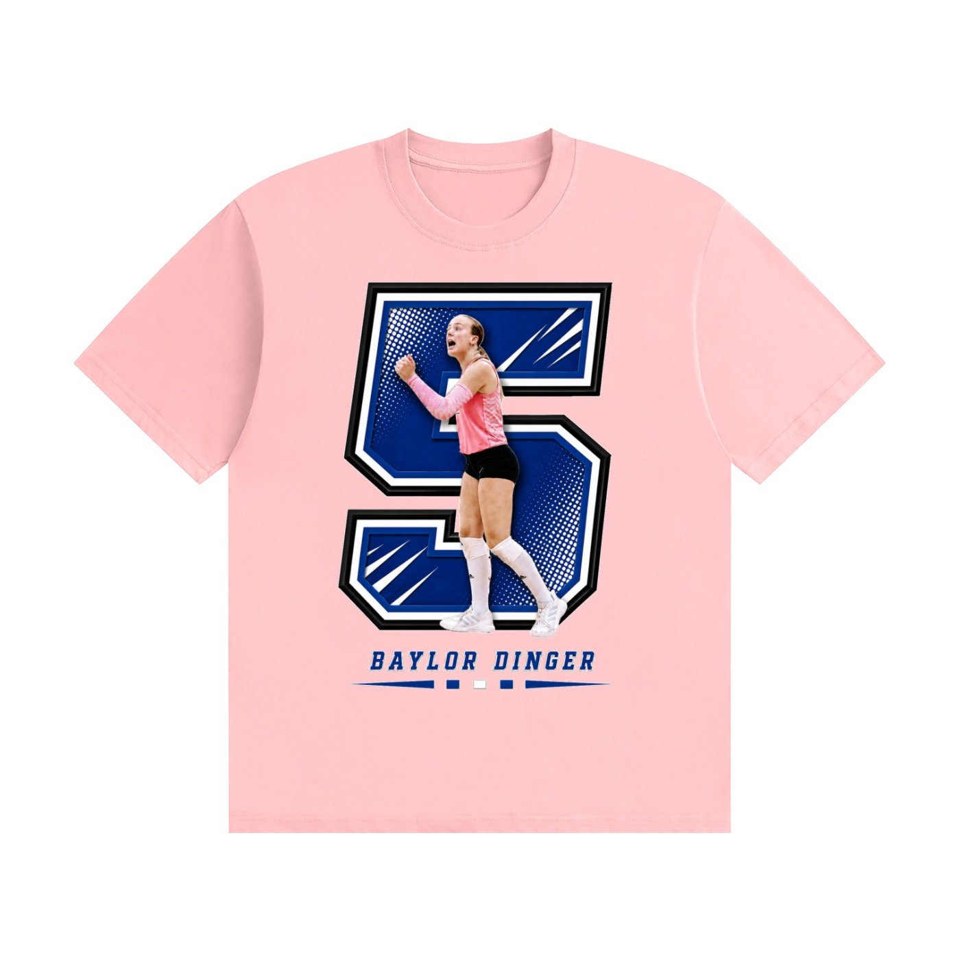 Baylor dinger Unisex Cotton T-Shirt - Image 4