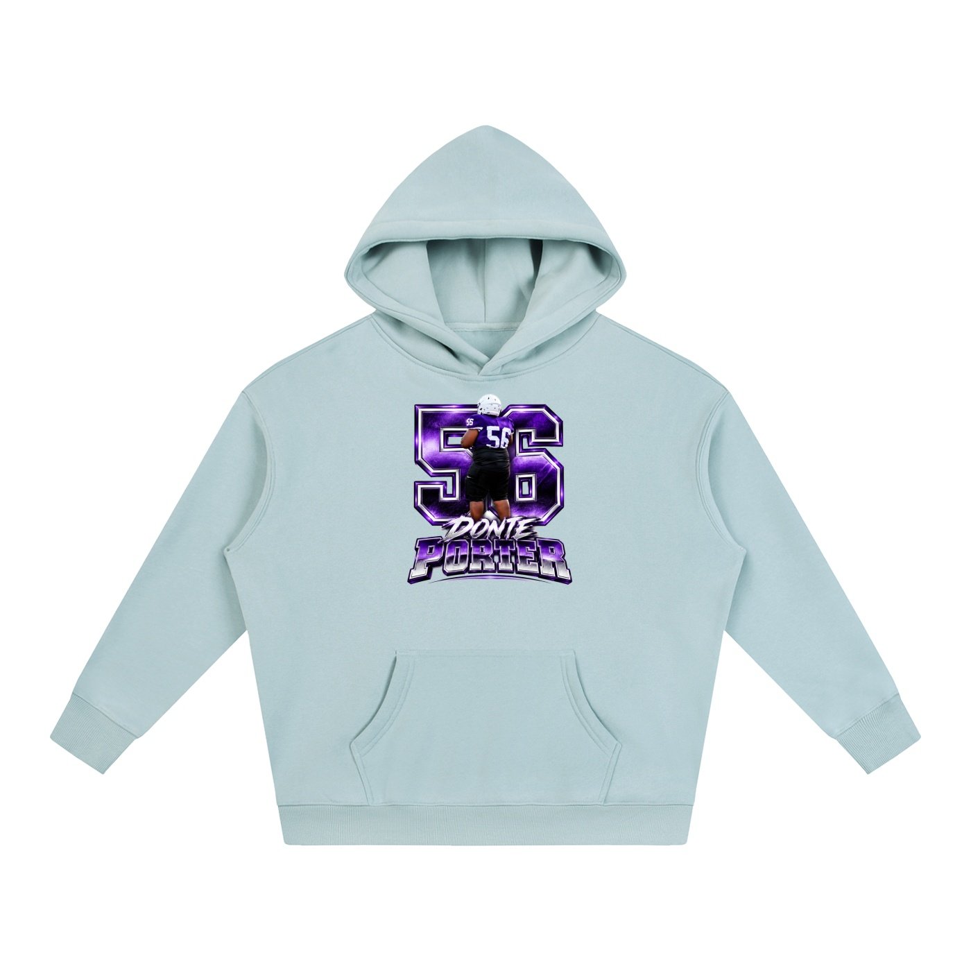 Donte Porter ll  Oversize Fleeced Hoodie - Image 3