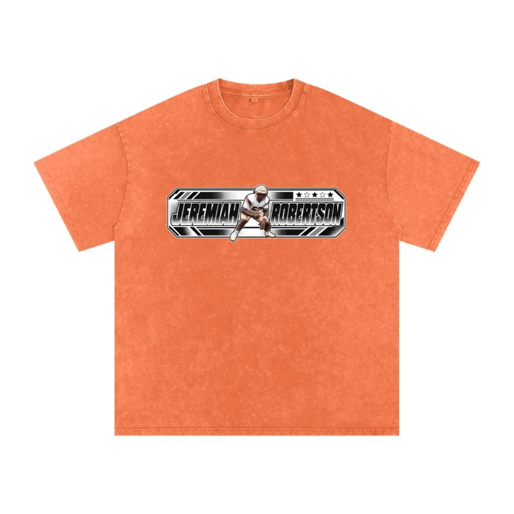Jeremiah Robertson  Snow Washed Oversized TEE