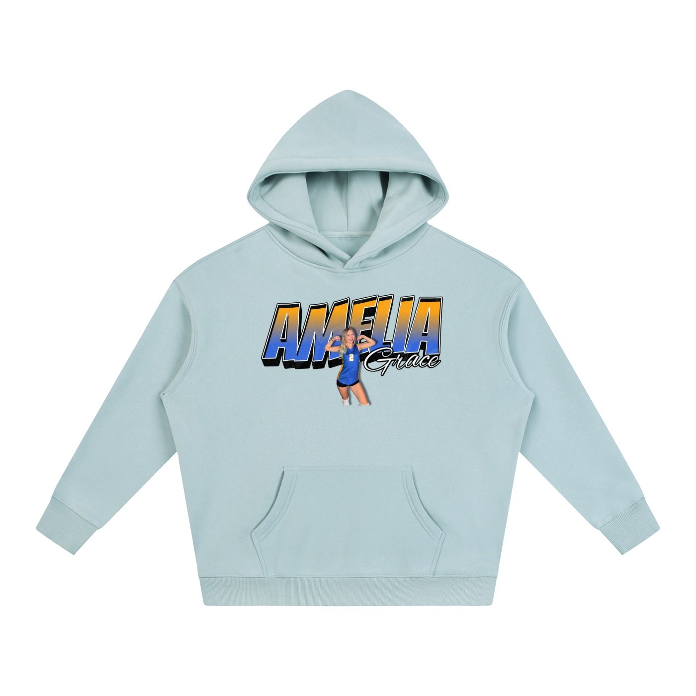Amelia Grace Oversize Fleeced Hoodie - Image 3