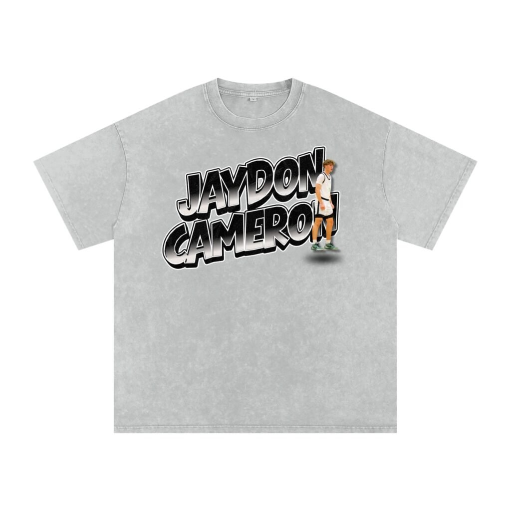 Jaydon Cameron Snow Washed Oversized TEE