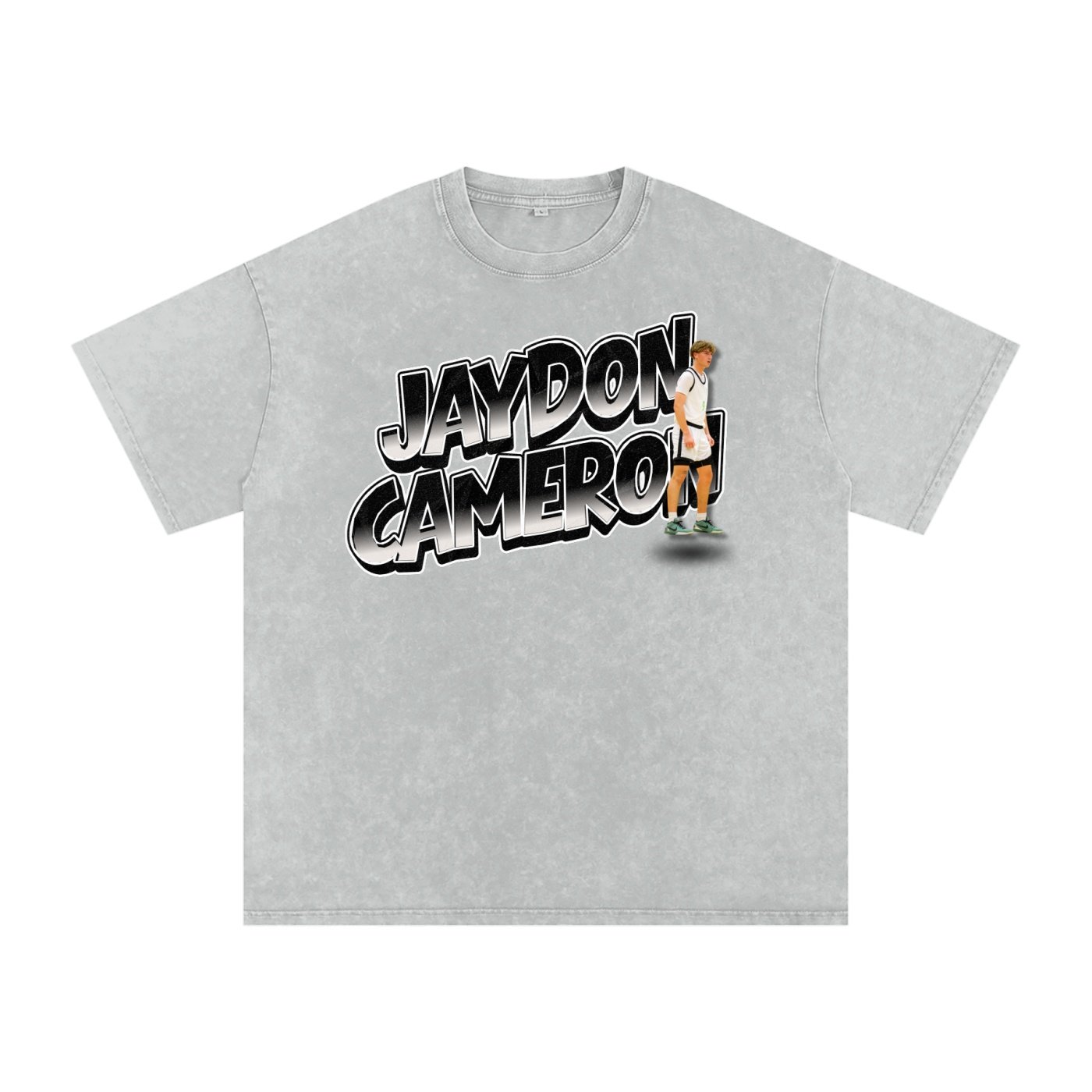 Jaydon Cameron  Snow Washed Oversized TEE - Image 3