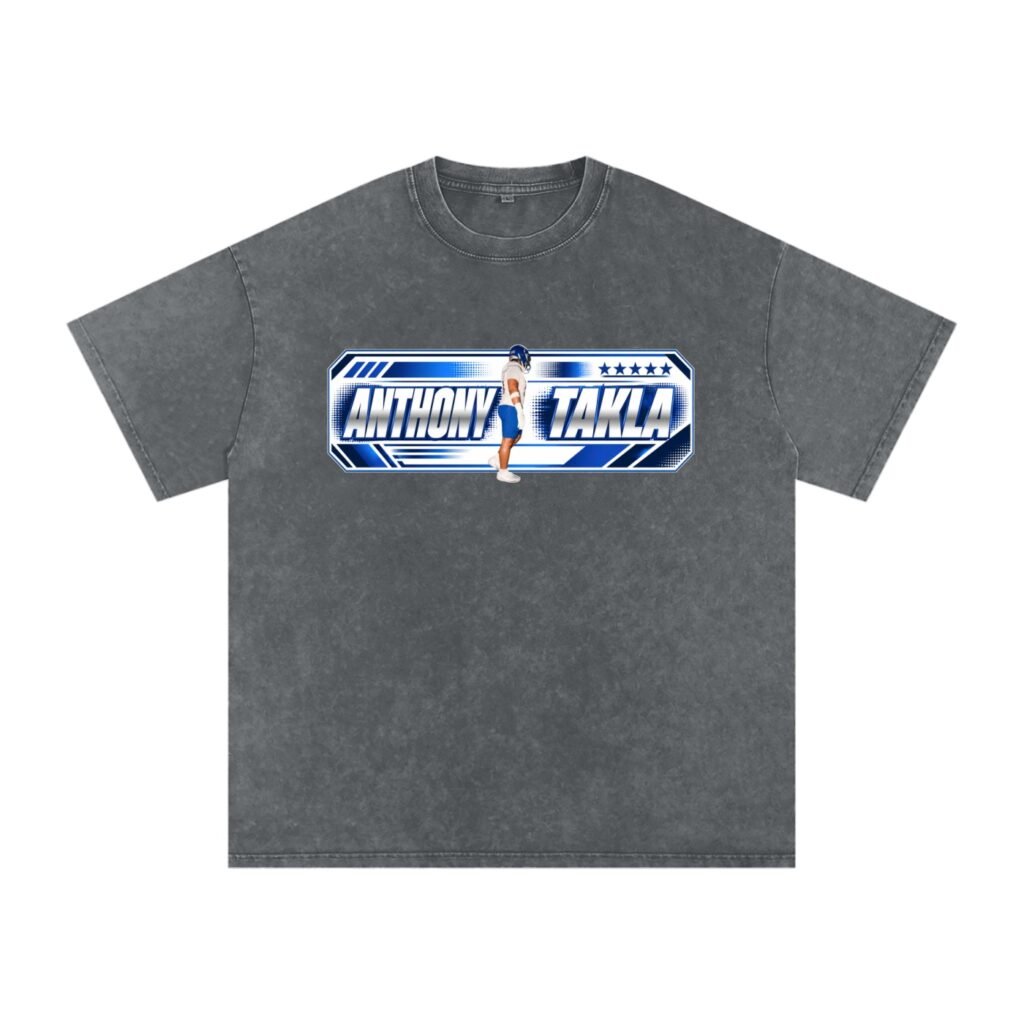 Anthony Takla Snow Washed Oversized TEE