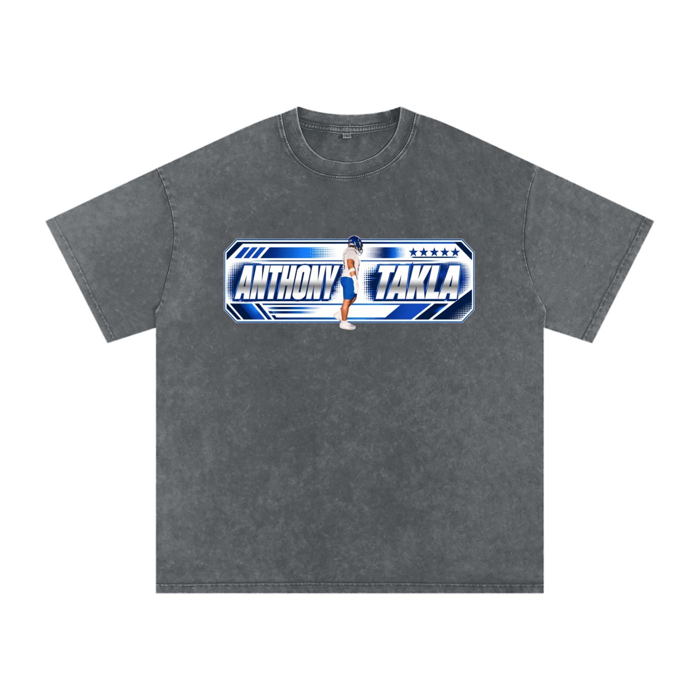 Anthony Takla Snow Washed Oversized TEE - Image 4