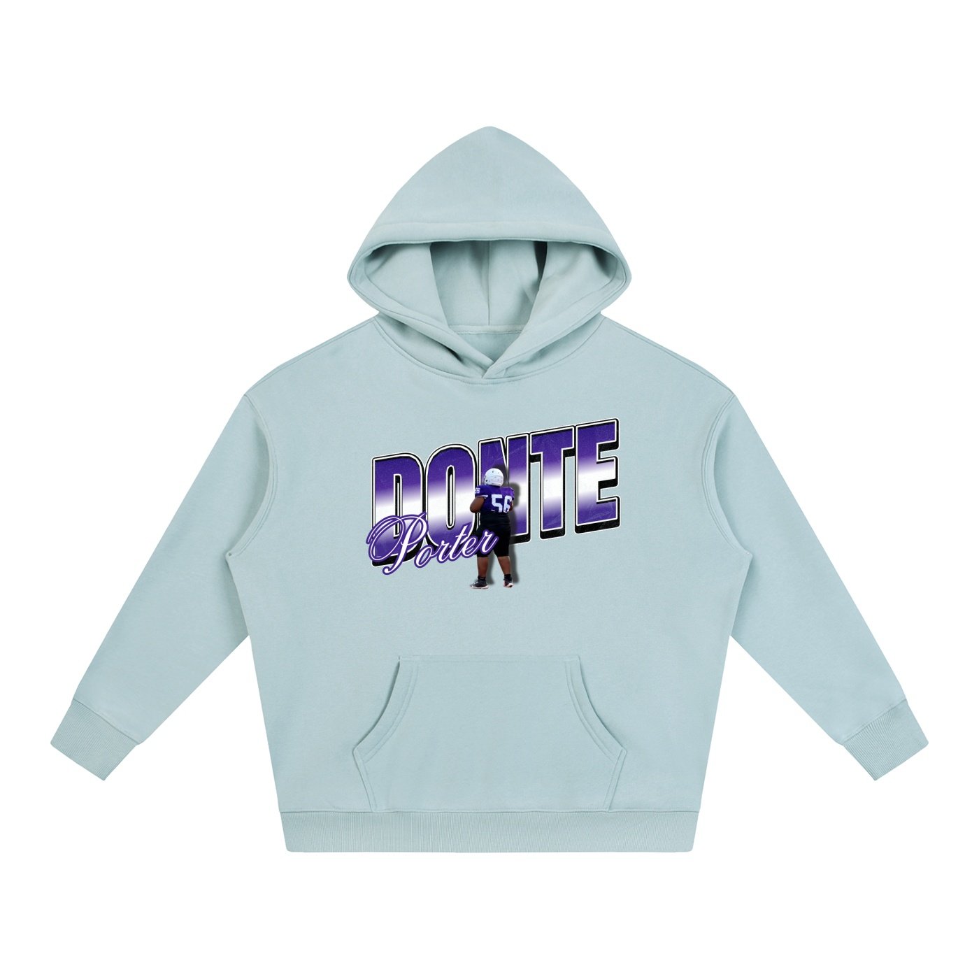 Donte Porter ll Oversize Fleeced Hoodie - Image 3