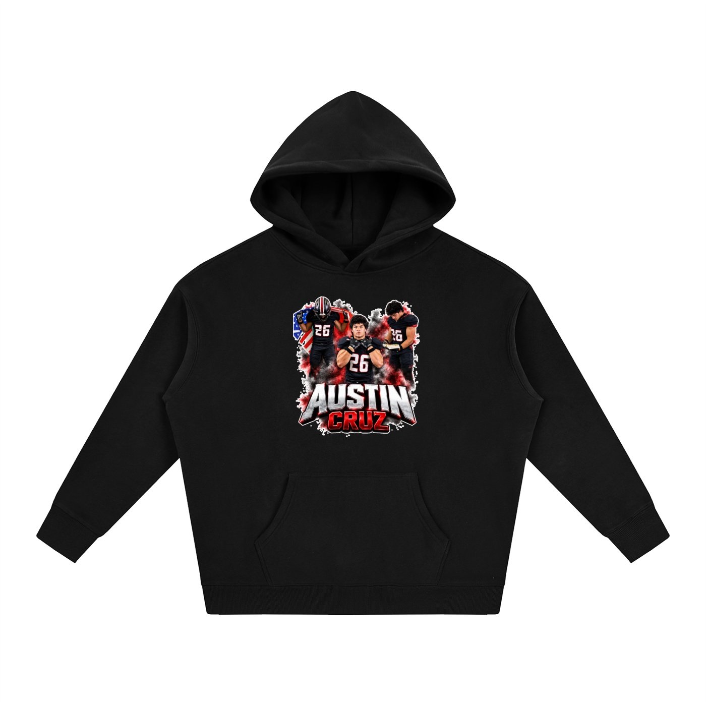 Austin Cruz Oversize Fleeced Hoodie - Image 1